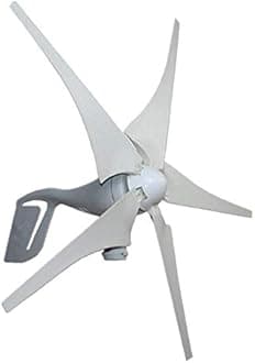 AUECOOR 700W Solar Wind Hybrid System : 400W 12V Wind Turbine Generator + 3 x 100W Polycrystalline Solar Panel+ Accessories Home Cabin RV Off Grid System Charging 12V Battery