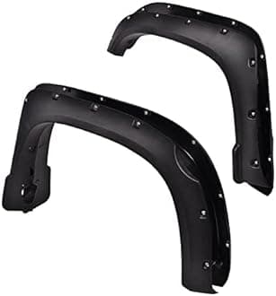 PIT66 Fender Flares, Compatible With Toyota Tundra 2014 2015 2016 2017 2018 2019 2020 2021, Textured Pocket Riveted Style Wheel Flares, 4pcs