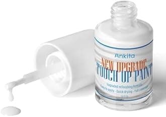 Porcelain Sink Touch Up Paint, High-Gloss Porcelain Repair Kit White & Appliance Paint for Chips, Scratches, Cracks and Spots on Enamel, Acrylic, Porcelain, Sinks, Tubs, Bathtub, Appliances, Metal,