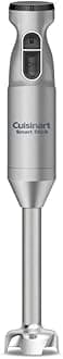 Smart Stick Two-Speed Hand Blender, Powerful Immersion Blender with 300-Watt Motor Blends Shakes, Smoothies, Puree, Baby Food, Soups & Sauces, CSB-175SVP1, Silver
