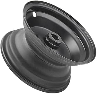 Newsmarts 6" 145/70-6 in Motorcycle Rear Wheel Rim Replacement Fits for GO Kart Off-Road Dirt Pit Bike