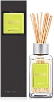 AREON Home Fragrance Luxury Perfume Reed Diffuser + 10 Rattan Reeds, Eau d“Eté Scent, 85ml