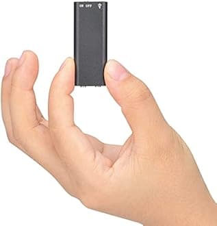INAKL Mini Small Spy Voice Audio Recorder Super Long Storage Capacity 8GB | up to 14 Hours Recording | Date & Time Stamp | Easy to Use | Crystal Clear Digital3 Recording Mp3 Player