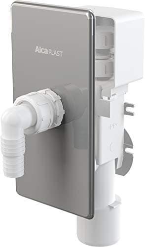 AlcaplastAPS3P Flush-Mounted Siphon with Ventilation Valve, Chrome
