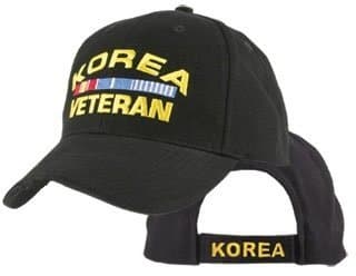 Korea Veteran Direct Embroidered Cap