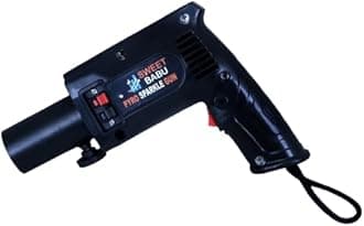 Handheld Sparkler Pyro Toy Gun/Party Gun, Cold Pyro Gun For Private Parties, Functions, Pubs, Events, Wedding Party And All Kind Of Celebrations (Black)