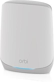 RBK763S-100NAS Orbi Tri-Band WiFi 6 Mesh System Router + 2 Satellites