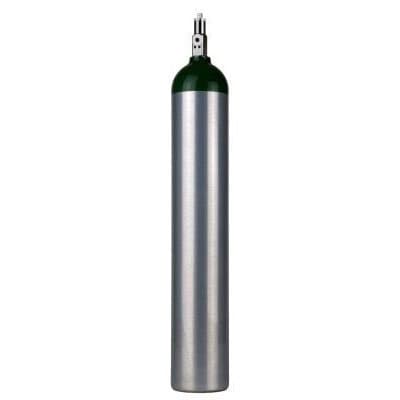 Aluminum Oxygen Cylinder E w/ Toggle