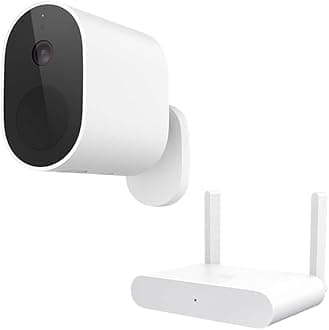 XIAOMI Mi Wireless Outdoor Security Camera 1080p add-on – Weatherproof, 2-Way audio, 130° wide angle, 7m PIR human detection [Official UK], White, BHR4433GL