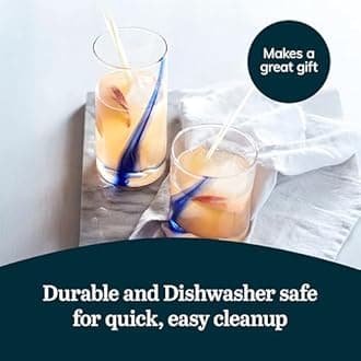 Libbey Blue Ribbon Impressions 16-Piece Tumbler and Rocks Glass Set