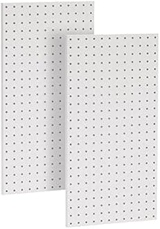 Ultrawall 2 Pcs Metal Pegboard Wall Panels, Peg Boards for Garage Tool Storage