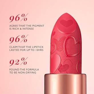 MyGlamm POUT by Karan Johar Intense Matte Plumping Lipstick - Blockbuster Pout (Deep Red Shade) | Highly Pigmented, Long Lasting, Lightweight, Creamy Matte Lipstick For Lip Makeup (4g)