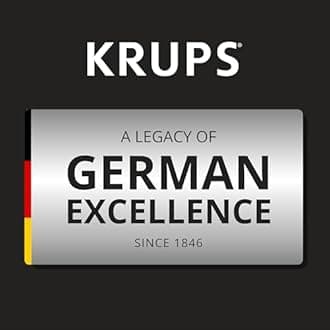 KRUPS Simply Brew Digital Drip Coffee Maker, 10 cups, Black & Stainless Steel