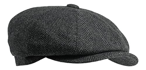 Gamble & Gunn Herringbone Button Top Cap