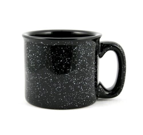 Ceramic Campfire Mug, 15oz (Black)