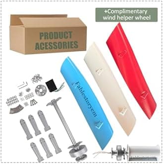 14000W Garden Vertical Wind Turbines Generator Kit, 12V/24V/48V/110V/220V Small Three-Phase AC Vertical Wind Turbine with MPPT Controller, for Industrial Energy Equipment,Color-12V