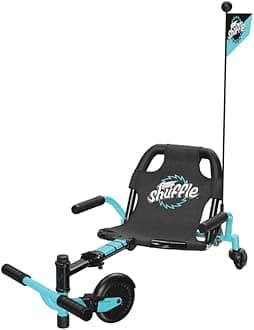Crazy Cart Shuffle by Razor – Kid-Powered Drifting Go-Kart for Ages 4+, Crazy Cart Drift Bar Technology, Adjustable Frame with 5 Length Settings