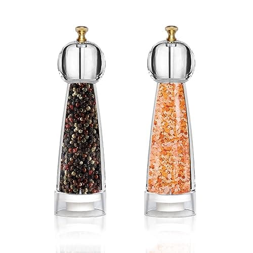 Acrylic Salt Pepper Grinder Set