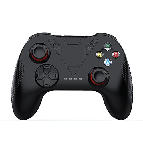 BEESCLOVER Wireless Bluetooth Gamepad Remote Game Controller Joystick for PUBG iOS Android Mobile Phones(Without Bracket) Black