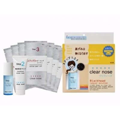 x 2 Sets /Best Blackhead Remover Solution Set Clear Nose 3 Easy Steps to Clear Out Blackhead and Create Smooth Refined Pores Without Irritation