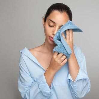 Infinitee Xclusives Luxury Wash Cloths for Showering [13x13] – 100% Cotton Washcloths [Pack of 12], Soft and Absorbent Face Towels for Bathroom Wash Clothes, Gym, and Spa (Profound Purple)