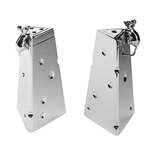 Elegance Functional Mice Salt/Pepper Shaker, 3", Silver