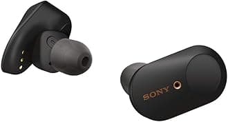 Sony WF-1000XM3 Industry Leading Noise Canceling Truly Wireless Earbuds Headset/Headphones with AlexaVoice Control And Mic For Phone Call, Black