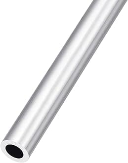 METALLIXITY 6063 Aluminum Tube (13mm OD x 8mm ID x 300mm L), Aluminum Round Tubing - for Home Furnishing, Machinery, DIY Handicraft