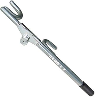 The Club 1103 LX Series Steering Wheel Lock, Silver