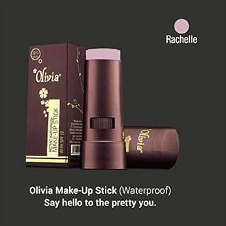 Olivia Instant Waterproof Makeup Matte Stick Concealer (Rachelle, Shade No.1, SPF 12, 15 g)- Pack of 3 Matte Finish