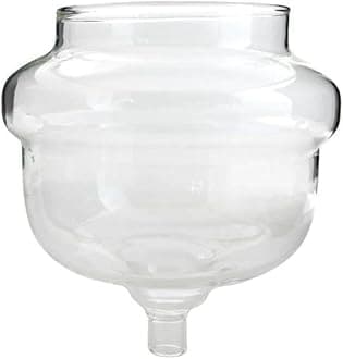 Yama Replacement Top Beaker for CDM8 Cold Brew Coffee Tower – Hand-Blown Borosilicate Glass Water Reservoir, Compatible with Yama CDM8 Models