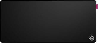 QcK XL Performance Speed Gaming Mousepad — Extra density for a smooth glide — Low-profile edge stitching — Non-slip neoprene rubber base — 15.75 x 34.43 inch — FPS, MOBAs, RTS, MMO