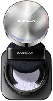 CARSLAN 2.0 Black Magnet Soft Focus Make Up Powder, Waterproof Loose Setting Powder, 24H Longlasting, Oil Control, Talc-Free Face Powder, 02 Light Purple For Oily Skin, 0.28Oz
