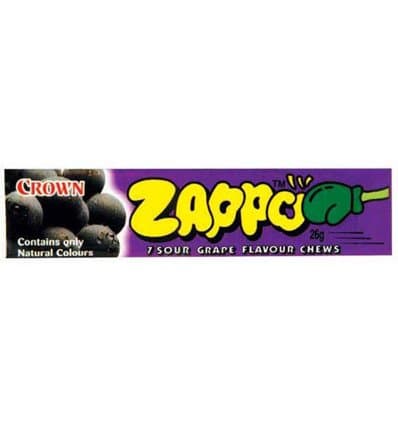 Zappo Fruit Chews Grape x 60