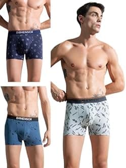 DAMENSCH Mens Deo-Cotton Printed Group 11 Underwear (pack of 3)