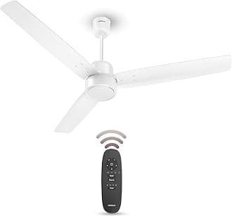 - Havells FAB BLDC Ceiling Fan 1200mm, 380 RPM, Savings upto 65%, Reverse Rotation, 4 Modes (Boost, Sleep, Breeze, Mop), Low Wattage 30W, Low Noise, Air Flow:225 CMM, 3 Year Warranty, Elegant White