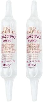 Bio Complex Proactive Hair Ampoules - Intensive Hair Conditioner & Restorer for Shine & Softness - 0.61 fl oz Each - Star Products (2-Pack) Dominican Hair treatment Leave in