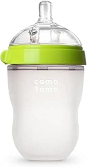 Comotomo Natural Feel Baby Bottle, Green, 8oz