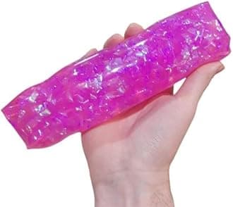 HGL SHAKE & SHIMMER WATER WRIGGLER Toy - Glittery Tubes of Sparkles That are Easy to Squeeze but Hard to Hold