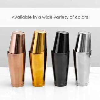 Top Shelf Bar Supply Stainless Steel Boston Shaker 18oz and 28oz Stainless Steel