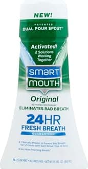 Original Activated Mouthwash for 24 Hour Fresh Breath, Dual-Solution Oral Rinse, 16 Ounce