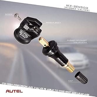Autel MaxiTPMS 315Mhz/433Mhz 2In1 Universal Programmable OEM TPMS fit Tire Pressure Monitoring MX-Sensor Press-in Rubber Valve 1PC for TS401/TS408/TS501/TS508/TS608/MK808TS/MS906TS/ITS600