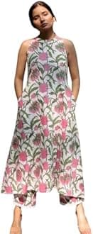 Leriya Fashion Women Rayon Knee Length Kurta Pant Set