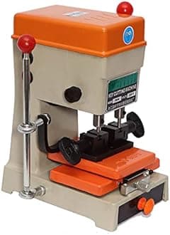 Universal Key Copy Machine & Locksmith Tool - Professional 368A Key Duplicating Machine With Built-In Light Bulb - Automatic Vertical Key Cutting Tool