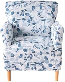 CRFATOP Stretch Mid Century Modern Armchair Slipcover 1-Piece Accent Chair Covers with Arms Soft Chair Slipcovers for Living Room Armchair Furniture Protector Office Reception Reading Sofa,A13