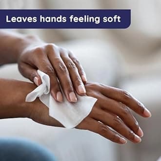 WET ONES Sensitive Skin Hand Wipes, Singles Extra Gentle Fragrance & Alcohol Free 24 ea ( Pack of 4)