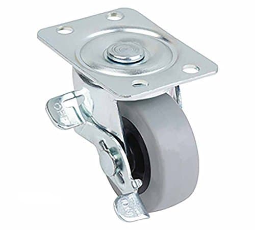 4-Pack Caster Classics Locking Non-Marking Low Profile Swivel Caster