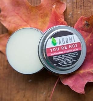 Aromi You're Hot Solid Cologne | Fresh, Woodsy Men's Fragrance, Vetiver, Sandalwood, Bourbon Scent, Small Men's Gift, Vegan, Travel-friendly, Handmade (You're Hot)