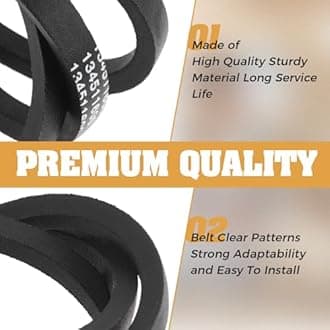 DRELD 134511600 Washer Drive Belt, Replaces Part # 1156860 131234000 131686100 13416110 AP3867042 PS1146950, Replacement Part Fit for Whirlpool, Kitchen Aid, Admiral, Amana, Estate, Jenn-Air