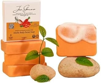 Sinche Body Soap Natural & Nourishing 100 * 2 Grams Gentle Cleanse & Moisturize with Herbal Extracts Suitable for All Skin Types Each 100 Gramm collagen overnight soap 2 pc